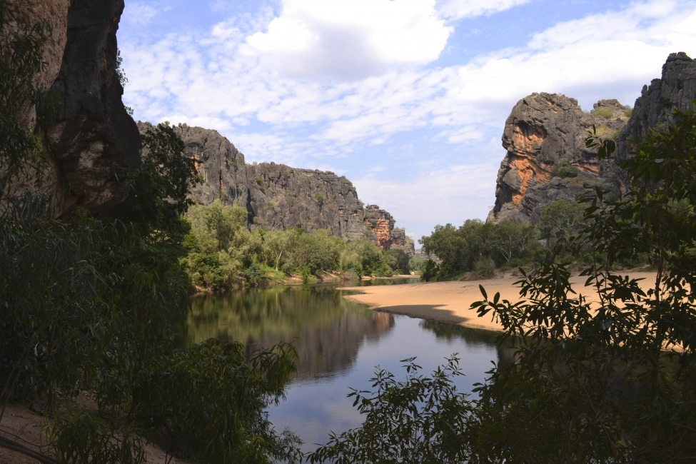 Rivière Lennard dans le parc national de Windjana Gorge