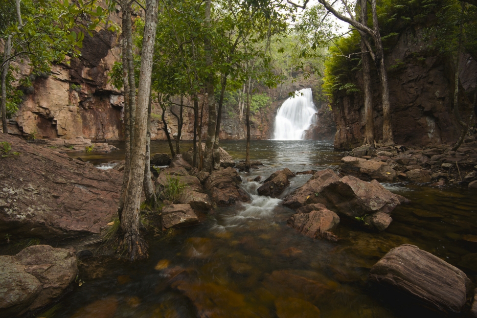 Les chutes Florence vues d'en bas, parc national de Litchfield