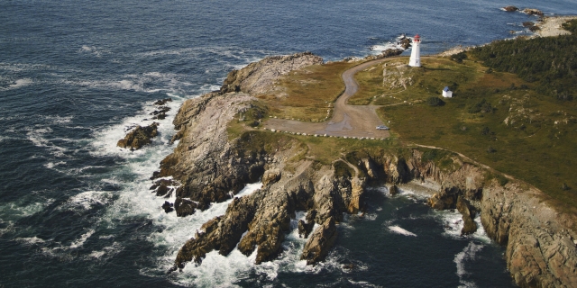 Phare de Louisbourg sur l'île du Cap-Breton