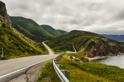 Route côtière sur l'île du Cap-Breton