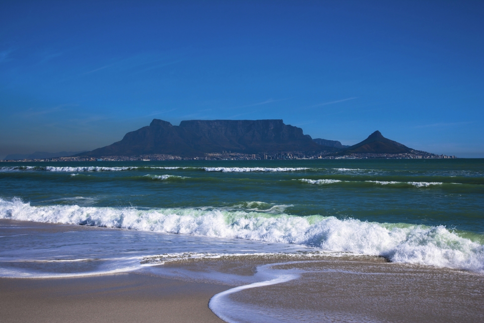 La mer et la montagne de la Table
