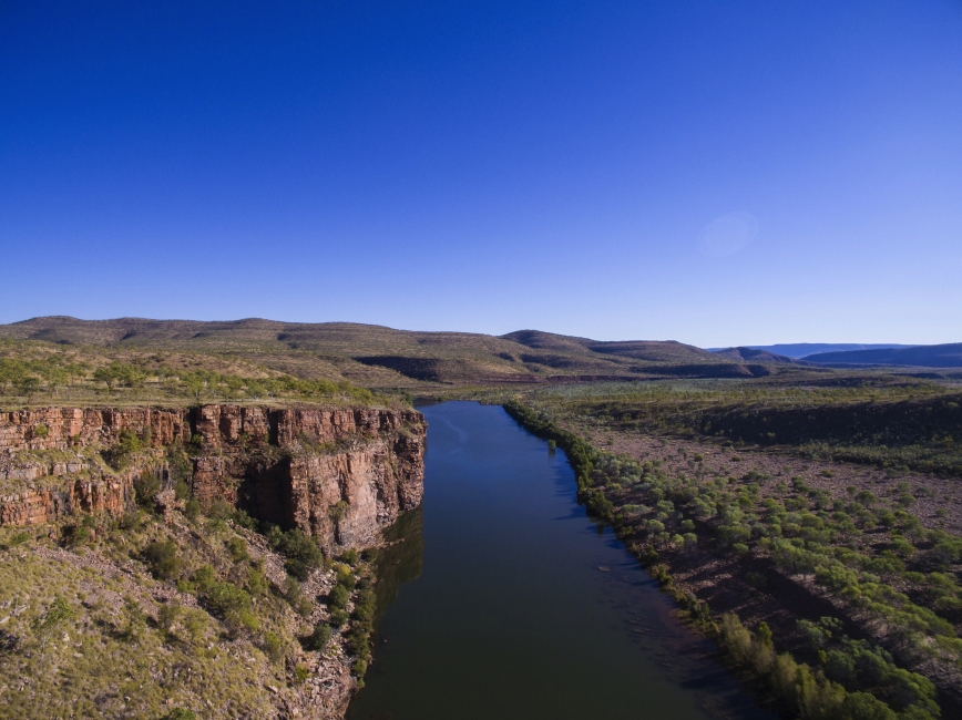Rivière dans le parc national de Karijini