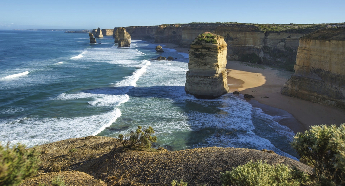 Baie le long de la Great Ocean Road