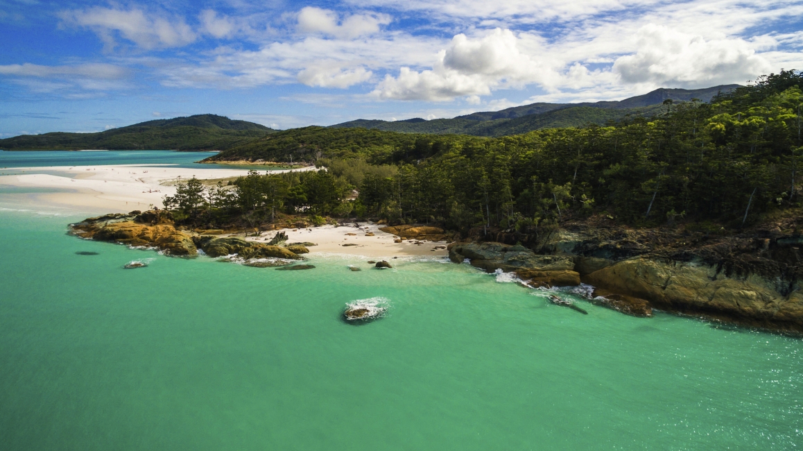 Lagon dans les îles Whitsunday