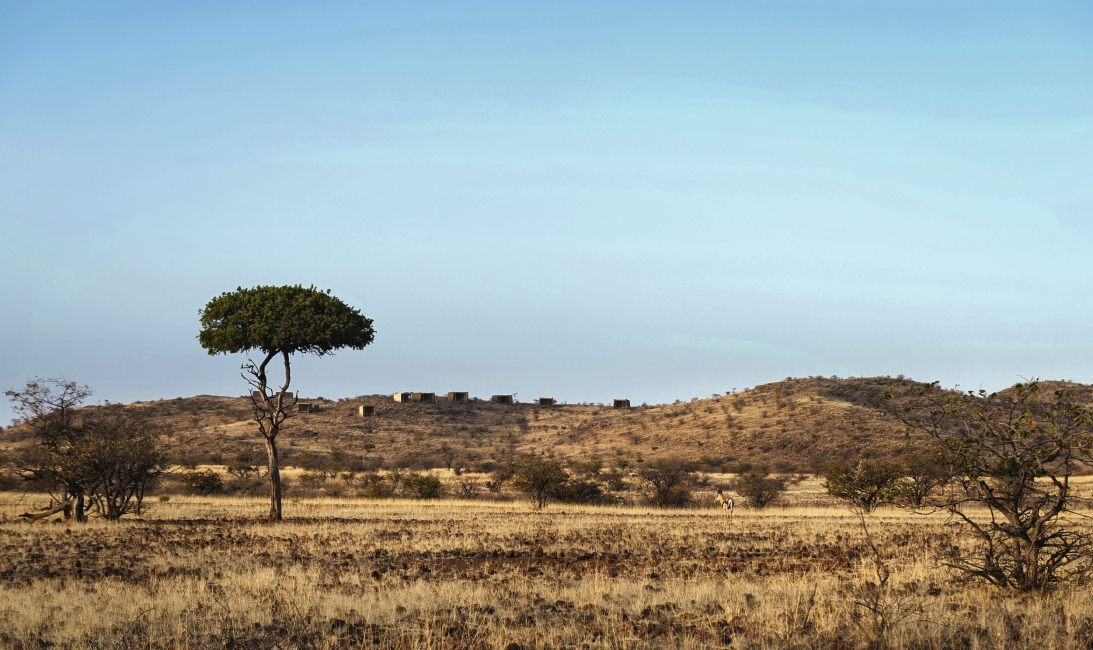 Vue depuis Omatendeka dans le Damaraland