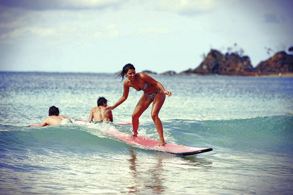 Surfeuse à Crescent Head