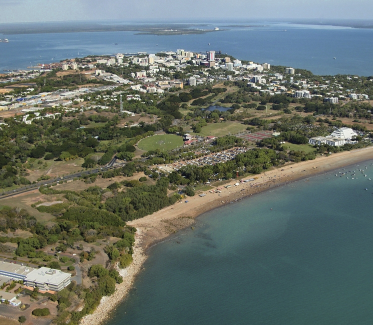 Darwin vu du ciel