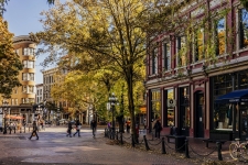 Water Street dans le quartier de Gastown, Vancouver