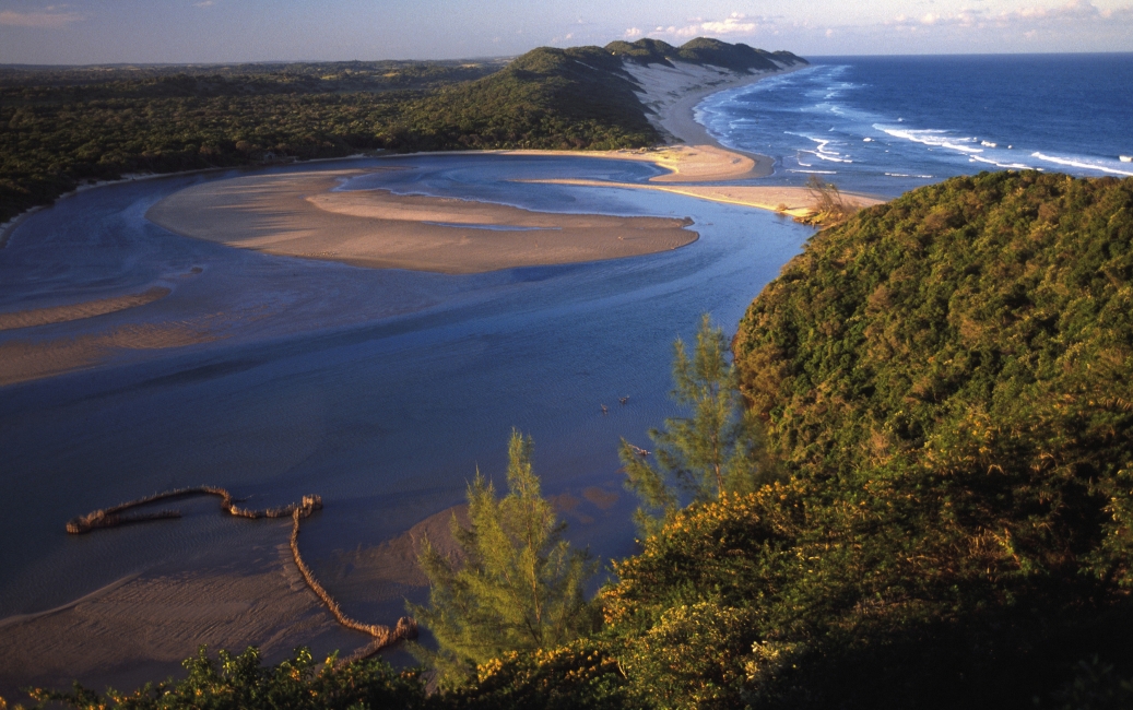 Vue aérienne du KwaZulu-Natal