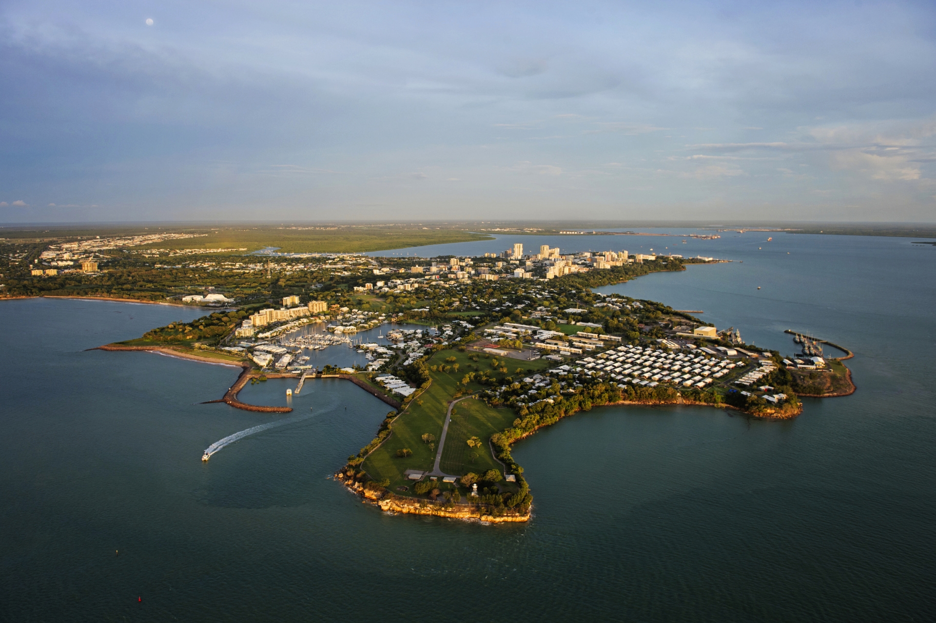 Vue aérienne de Darwin