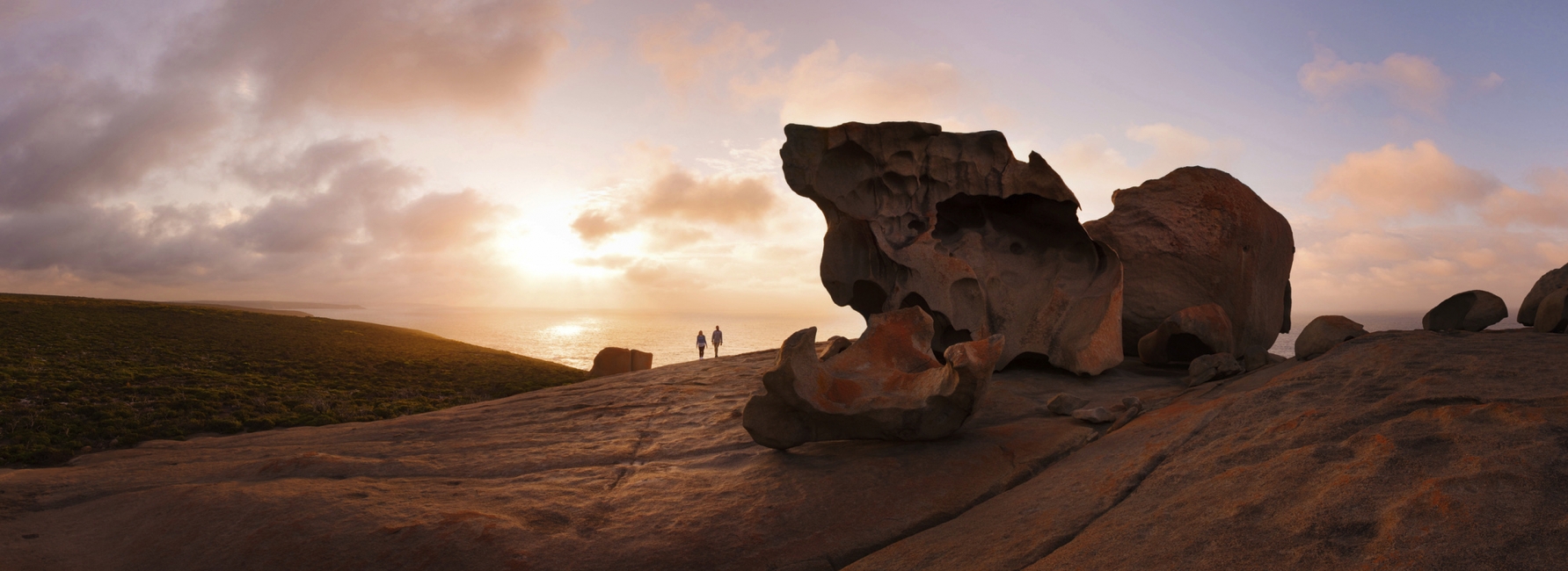 Ambiance du soir aux Remarkable Rocks, Kangaroo Island