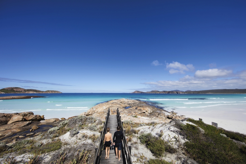 Lucky Bay dans le parc national du Cap Le Grand