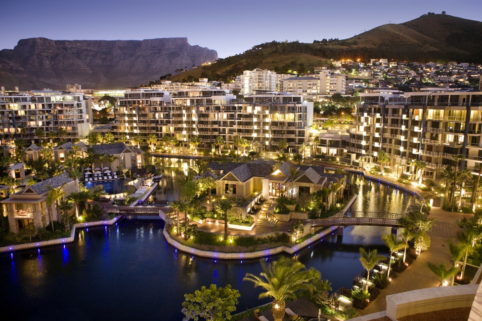 Vue aérienne de l'hôtel One&Only Cape Town