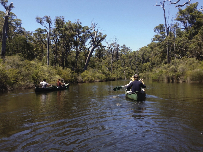 Kayak à Margaret River