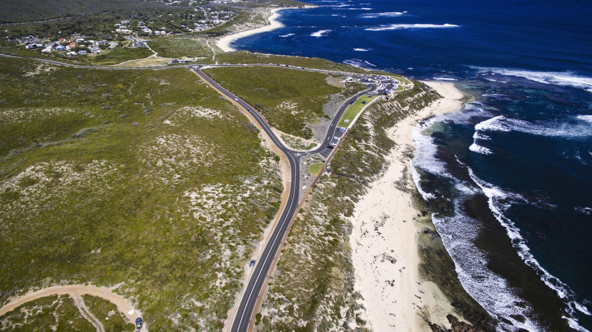 Route côtière près de Margaret River