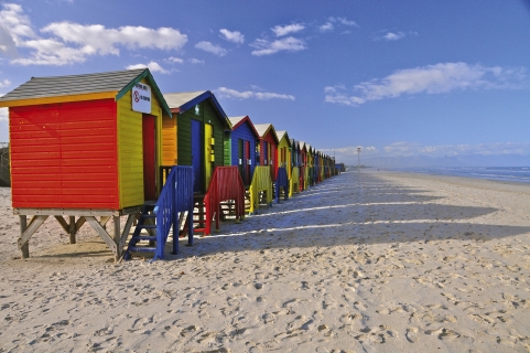 Cabanes de plage à Muizenberg