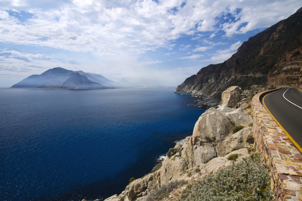 Route panoramique Chapman's Peak Drive près du Cap