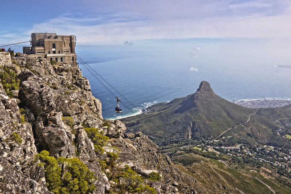 Vue sur la montagne de la Table au Cap