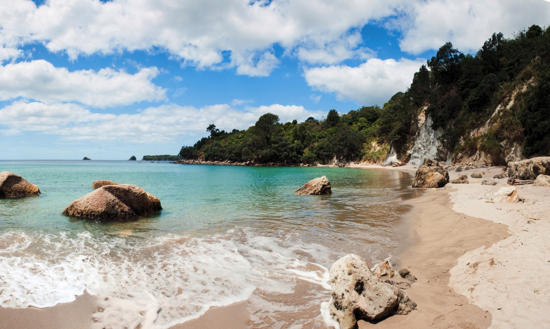 Plage de la péninsule de Coromandel